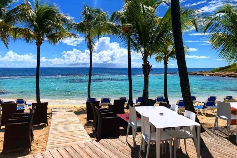 Romantique Et Bel Appartement En Bord De La Mer, Piscine Surveillee Et Belle Plage A 50M Saint-Francois  Εξωτερικό φωτογραφία