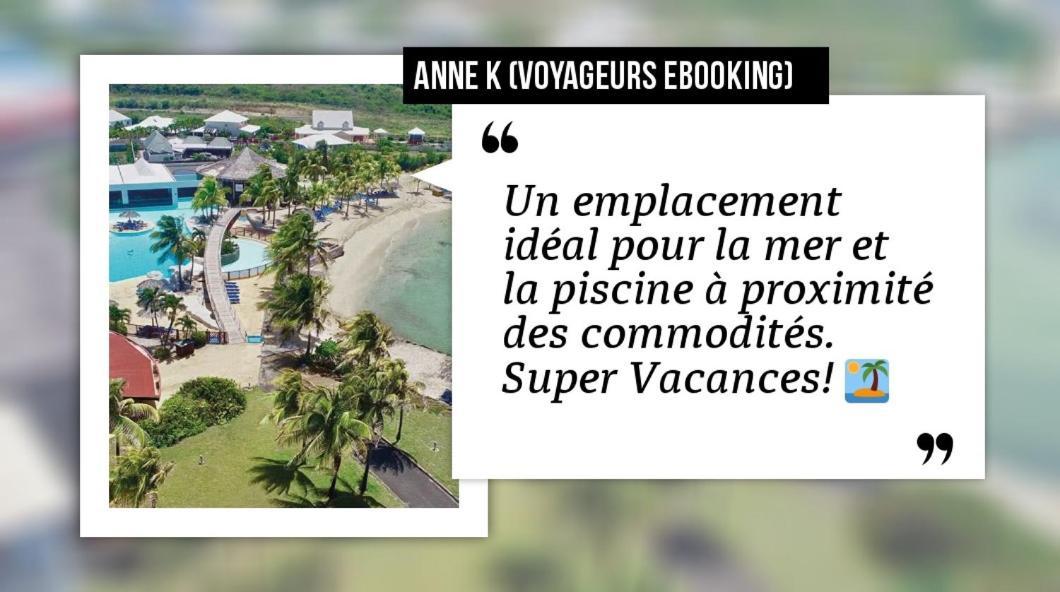 Romantique Et Bel Appartement En Bord De La Mer, Piscine Surveillee Et Belle Plage A 50M Saint-Francois  Εξωτερικό φωτογραφία